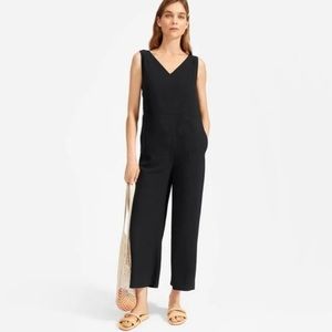 Everlane The Japanese GoWeave Essential Jumpsuit Black Size 8